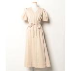 「MISCH MASCH」 半袖ワンピース MEDIUM ベージュ レディース