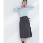 スカート サイドプリーツスカート