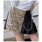 スカート チェーン付 ハーフプリー�