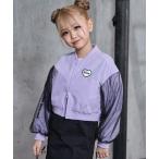 ブルゾン アウター 袖 チュール カ�