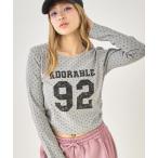 tシャツ ドット柄サイドギャザーナ�