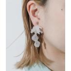 イヤリング シアーペタルボリュームイヤリング レディース