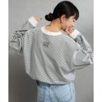 tシャツ 「MANHATTAN PORTAGE/マンハッタンポーテージ」 スカイラインロゴ ボーダー ロングスリーブTシャツ レディース メンズ