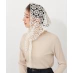 スカーフ バンダナ クロシェ風スカーフ レディース