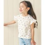 tシャツ 「WEB限定」ハート・フラワーアップリケフリルTシャツ キッズ 子供服 女の子