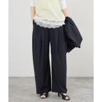 パンツ 「セットアップ対応可」エアリーライトコクーンパンツ レディース