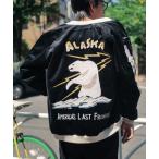 スカジャン 「HOUSTON/ヒューストン」VELVETEEN SOUVENIR JACKET TIGER ALASKA 51521 51522