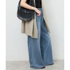 ジーンズ デニム デニムパンツ ストリングワイドデニム レディース