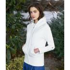 パーカー 「春夏/寒暖差対応」コットン裏毛ジップアップフーディー レディース