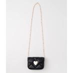  плечо сумка на плечо искусственная кожа стеганое полотно Heart пряжка цепь сумка Kids ребенок девочка 