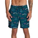  купальный костюм RVCA мужской VA ELASTIC SHORT 17 спортивные шорты [2026 год весна лето модель ]/ Roo ka вода суша обе для талия резина Surf трусы * спортивные шорты * Buggy sho...
