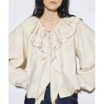 ブラウス シャツ ラッフルロングス�