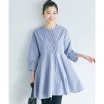 ブラウス シャツ SOLOTEX(R)使用七分袖フレアブラウス レディース