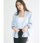 ブラウス シャツ コットンレースビッグサイズシャツ レディース