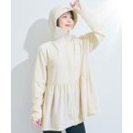 パーカー UVカットティアードパーカー レディース