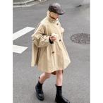 トレンチコート コート フリルトレンチコート レディース