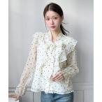 ブラウス シャツ 「着用動画あり・選べる柄！」フリルリボンブラウス/2026 SS COLLECTION レディース
