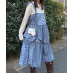 ワンピース 2WAYアソートチェックティアードキャミワンピース／スカート
