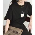 tシャツ ANGE IN DISGUISE:「手洗い可能」コットン フォト ＆ ロゴ TEE 26SS レディース