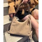 ボストンバッグ ロゴチャーム付き3wayホーボーバッグ レディース