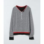 tシャツ 3カラーレイヤードヘンリー2ピース/666098 レディース