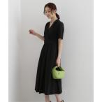 「NATURAL BEAUTY BASIC」 半袖ワンピース SMALL ブラック レディース