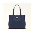 「FURLA」 トートバッグ - ネイビー �