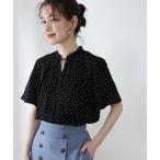 「N.（N. Natural Beauty Basic）」 半袖ブラウス MEDIUM ブラック系その他 レディース