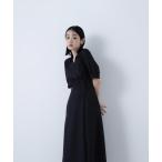 「NATURAL BEAUTY BASIC」 半袖ワンピース MEDIUM ブルー系その他6 レディース