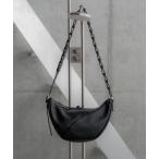 ショルダーバッグ 2way slit half moon mini bag / 2wayスリットハーフムーンミニバッグ メンズ レディース