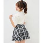  юбка задний лента в клетку flair ska хлеб 