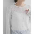 ネックレス スネークチェーンノットネックレス レディース