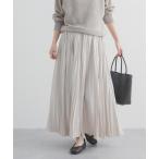 スカート タフタランダムプリーツスカート