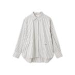 パジャマ ルームウェア 「ONLINE限定カラーあり」ストライプベーシックシャツ レディース