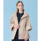 コート チェスターコート 撥水ツイルミドルスタンドコート レディース