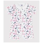 ショッピングモロッコ ベビー服 ロンパース 衿つきプリントショートロンパース