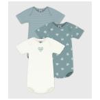 ショッピングモロッコ ベビー服 ロンパース 半袖ボディ３枚組