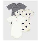 ベビー服 ロンパース 半袖ボディ３枚組