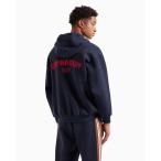 トレーナー スウェット 「エンポリオ アルマーニ EA7」Club House ジップアップスウェットシャツ ストレッチコットンインターロック メンズ