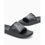 サンダル 「エンポリオ アルマーニ」スライドサンダル PVC オーバーサイズ エンボスイーグル メンズ レディース