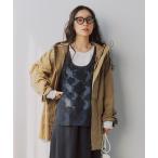 ブルゾン アウター 「撥水」ミドル丈フーディブルゾン レディース