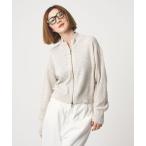 カーディガン 「conte」 ハイネック ジップカーディガン レディース