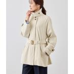ステンカラーコート コート ミドル丈ステンカラーコート/撥水・花粉ガード レディース