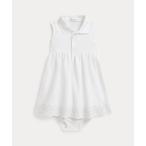  baby отверстие стрейч сетка Polo платье &bruma-