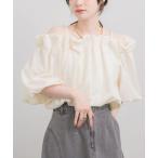 ブラウス シャツ バルーンオフショルBL レディース