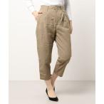 [TSUHARU by Samansa Mos2] укороченные брюки свободный бежевый женский 