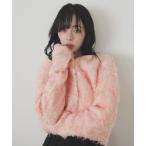 「LIAN」 長袖ニット FREE ピンク レディース