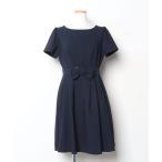 「RUIRUE BOUTIQUE」 半袖ワンピース L ネイビー レディース