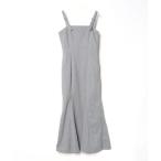 「Louere」 キャミソールワンピース MEDIUM グレー レディース