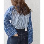 「SHIPS any」 半袖ブラウス ONE SIZE ブルー レディース